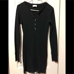 Aritzia Wilfred Free Ava black dress